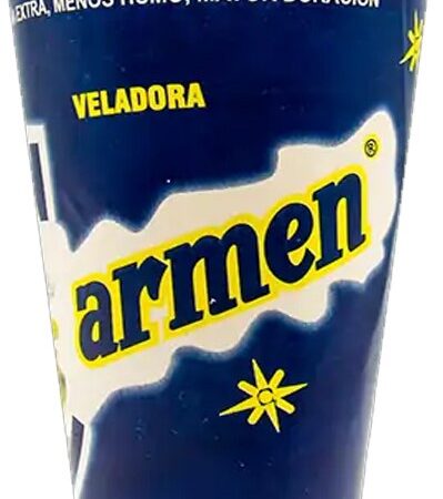 VELADORA CARMEN # 10  AZUL GRANDE