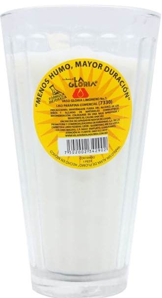 VELADORA GLORIA LIMONERO COMERCIAL VIDR