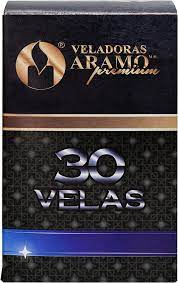 VELA ARAMO PARAFINA 30 PZAS CAJA