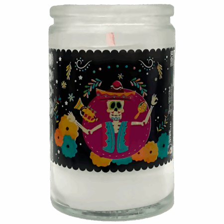 VELADORA ECO VASO 100 MINI DIA MUERTOS