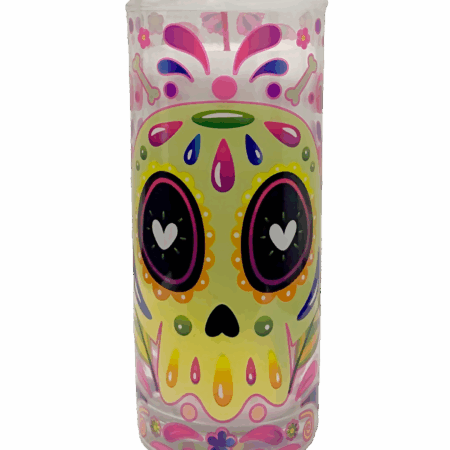 VELADORA ECO VASO CUBERO DIA MUERTOS