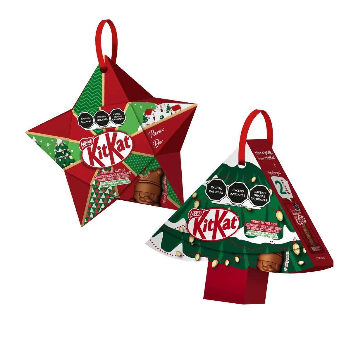CHOC KIT KAT 29GR SANTA CLAUS ESFERAS